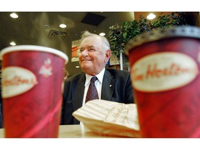 Tim Hortons co-founder Ron Joyce is photographed in Toronto on Friday, October 20, 2006. Joyce has died at age age 88.