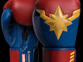 Canadian-based Hayabusa Fightwear is partnering with Marvel Entertainment on a limited-edition series of boxing gloves inspired by the "Black Panther," "Captain America," "Captain Marvel," "Iron Man" and "The Punisher" movies. THE CANADIAN PRESS/HO