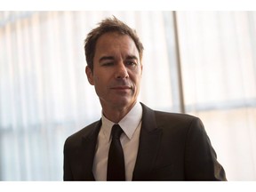 Eric McCormack is pictured as he arrives at a reception before receiving the Stratford Festival Legacy Award in Toronto on Monday, September 18, 2017. Eric McCormack says Vancouver-shot sci-fi TV series "Travelers'' has been cancelled. The Canadian actor posted a video on Friday via Twitter telling fans of the dystopian show that its third season was its last.