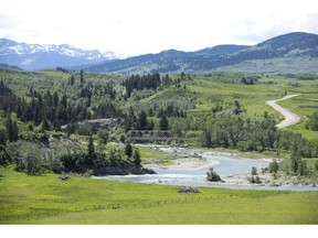 Riverside Ranch is seen on Monday, June 4, 2018 in this handout photo. A family that has owned a ranch in southern Alberta for more than 100 years has signed an agreement to preserve the landscape to help protect threatened species. Riverside Ranch was established in 1914 by Peter Zoratti after he immigrated from Italy. The Nature Conservancy of Canada says the family has agreed to keep the 1,600-hectare ranch along the Castle River intact to help preserve wildlife such as the westslope cutthroat trout and bull trout.THE CANADIAN PRESS/HO, Brent Calver, Nature Conservancy of Canada