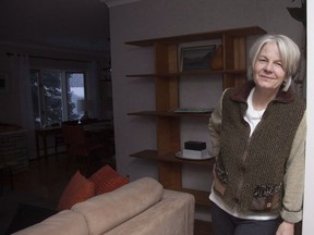 Susan Holmes is shown at her home in Moncton, N.B., Tuesday, Jan. 30, 2018. Three whistleblowers whose private information was leaked from Prince Edward Island's government to the provincial Liberal Party are suing a former premier and cabinet minister, two senior officials and a provincial agency for a total of $1.3 million in damages for the economic and emotional toll on their lives.