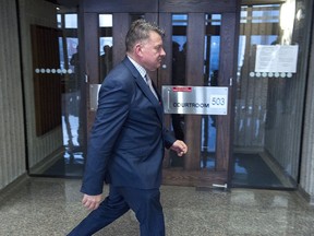 Maurice Chiasson, a lawyer with Stewart McKelvey, attends Nova Scotia Supreme Court as Canada's largest cryptocurrency exchange seeks creditor protection in the wake of the sudden death of its founder and chief executive in December and missing cryptocurrency worth roughly $190-million, in Halifax on Tuesday, Feb. 5, 2019.