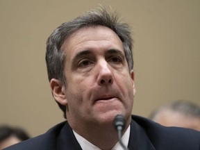 Michael Cohen, President Donald Trump's former lawyer, testifies before the House Oversight and Reform Committee, on Capitol Hill, Wednesday, Feb. 27, 2019, in Washington.