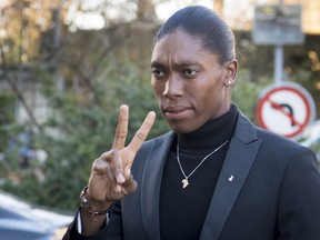 South Africa's runner Caster Semenya, current 800-meter Olympic gold medalist and world champion, arrives for the first day of her hearing at the international Court of Arbitration for Sport, CAS, in Lausanne, Switzerland, Monday, Feb. 18, 2019. Semenya has filed an appeal in the CAS against the International Association of Athletics Federations (IAAF) ruling, forcing female runners to medicate to reduce their testosterone levels for six months before racing internationally.