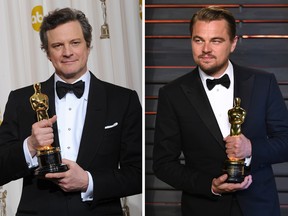 Firth, DiCaprio. Winners, but in the wrong years.