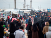 Displaced peopleat the al-Hol camp in northeastern Syria on Feb. 6, 2019.