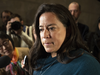 Jody Wilson-Raybould speaks with reporters after testifying in front of the justice committee in Ottawa, Feb. 27, 2019.