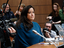 Jody Wilson-Raybould waits to testify before the House of Commons justice committee on Feb. 27, 2019.