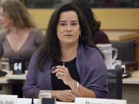 Justice Minister Jody Wilson-Raybould appears at the Senate legal and constitutional affairs committee on Bill C-51 in Ottawa on Wednesday, June 20, 2018.