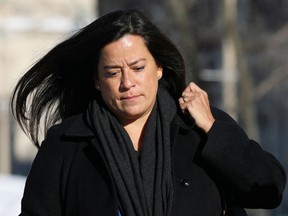 Jody Wilson-Raybould, former Canadian justice minister, walks on Parliament Hill in Ottawa, Ontario, Canada February 19, 2019.