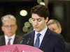 Prime Minister Justin Trudeau speaks during a transit infrastructure announcement in Winnipeg on Feb. 12, 2019.