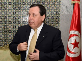 Tunisian Foreign Minister Khemais Jhinaoui phoned his Libyan counterpart to thank him and the Libyan unity government for helping the hostages.