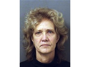 This undated photo provided by the Palm Beach County Sheriff's Office shows Amy Elizabeth Fleming, 60, of Dania, Fla. Fleming, who moved to Florida from the Las Vegas area a year after her 3-year-old mysteriously vanished more than 30 years ago, has been arrested on a warrant charging her with killing the boy, authorities said Monday, Feb. 11, 2019. (Palm Beach County Detention Center/Palm Beach County Sheriff's Office via AP)