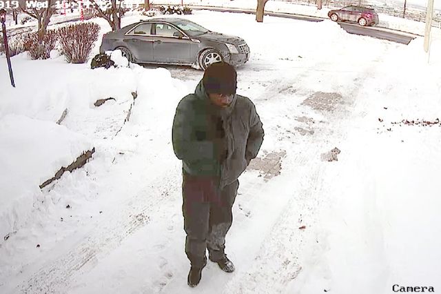 Another view of the suspected hit man