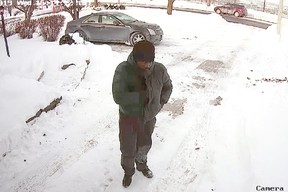 Another view of the suspected hit man