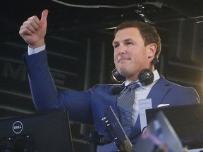 FILE - In this Nov. 5, 2018, file photo, former NFL player Jason Witten and broadcaster is recognized by the Dallas Cowboys before the first half of an NFL football game between the Cowboys and the Tennessee Titans in Arlington, Texas. Witten is coming out of retirement and rejoining the Cowboys after one season as a television analyst.  The Cowboys announced Thursday, Feb. 28, 2019, that the 11-time Pro Bowl tight end had agreed to a one-year contract.