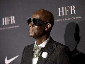 FILE- In this Sept. 4, 2018, file photo Honoree and fashion icon Dapper Dan attends a fashion show and awards ceremony held by the Harlem Fashion Row collective and Nike before the start of New York Fashion Week. Fashion collaborator Daniel "Dapper Dan" Day is seeking accountability as other celebrities call for boycotts of Gucci after the fashion house apologized for producing a sweater that was compared to blackface. The Harlem-based designer posted on Instagram Sunday, Feb. 10, 2019, that he is a "Black man before I am a brand." He wrote, "another fashion house has gotten it outrageously wrong. There is no excuse or apology that can erase this kind of insult."