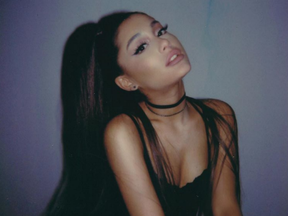 Ariana Grande posing in an Instagram photo