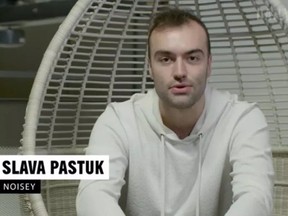 Yaroslav Pastukhov, who went by the name Slava Pastuk, in a Vice video.
