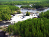 A stretch of boreal forest along the Manitoba-Ontario border.