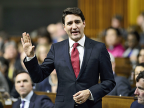 Prime Minister Justin Trudeau during question period on Tuesday. Broken promises and unforced errors have persuaded many voters that his government is neither trustworthy nor competent, John Ivison writes.