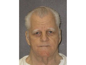 This undated photo provided by the Texas Department of Criminal Justice shows Billie Wayne Coble. The Texas death row prisoner once described by a prosecutor as having "a heart full of scorpions" was set to be executed Thursday, Feb. 28, 2019, for fatally shooting his estranged wife's parents and her brother, who had been a police officer. Coble was condemned for the August 1989 deaths of Robert and Zelda Vicha and their son, Bobby Vicha, at their homes in Axtell, northeast of Waco. (Texas Department of Criminal Justice via AP)