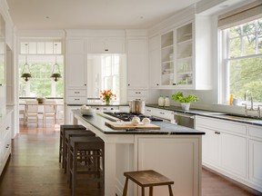 The kitchen was renovated by Donald Lococo Architects and designer Darryl Carter.