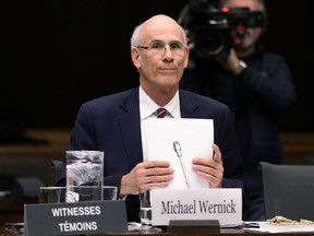 Privy Council Clerk Michael Wernick waits to testify before the House of Commons justice committee in Ottawa, Ontario, Canada February 21, 2019.