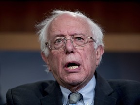 FILE - In this Jan. 30, 2019, file photo, Sen. Bernie Sanders, I-Vt., speaks at a news conference on Capitol Hill in Washington. Sanders, whose insurgent 2016 presidential campaign reshaped Democratic politics, announced Tuesday, Feb. 19, 2019 that he is running for president in 2020.
