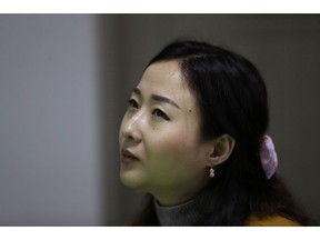 In this Dec. 21, 2018 photo, North Korean defector Lee HanByeol, 35, speaks during an interview in Uijeongbu, South Korea. Experts and defectors say most of North Korea's underground Christians do not engage in the extremely dangerous work of proselytizing. Instead, they largely keep their beliefs to themselves or within their immediate families.
