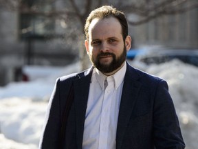 Joshua Boyle arrives at court in Ottawa on Wednesday, March 27, 2019.