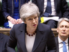 Britain’s Prime Minister Theresa May speaks in the House of Commons in London on March 27, 2019.