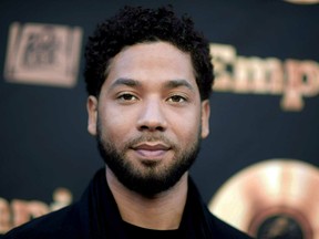 FILE - In this May 20, 2016 file photo, actor and singer Jussie Smollett attends the "Empire" FYC Event in Los Angeles. Chicago police say they are conducting an internal investigation to determine the source of information leaked anonymously to media during the probe into "Empire" actor Smollett's claims he was attacked. Police say Smollett, who is black and gay, claimed two men hurled slurs and looped a rope around his neck on Jan. 29, 2019, in downtown Chicago.