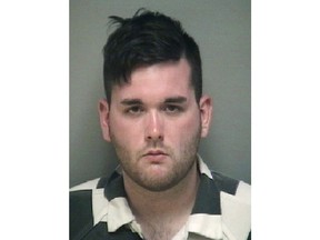 FILE - This undated file photo provided by the Albemarle-Charlottesville Regional Jail shows James Alex Fields Jr. Fields who was convicted in a deadly car attack on a crowd of counterprotesters at a white nationalist rally in Virginia is expected to change his plea to federal hate crime charges. An online court docket updated late Tuesday, March 26, 2019, says Fields is scheduled to appear in U.S. District Court in Charlottesville on Wednesday for a change-of-plea hearing. (Albemarle-Charlottesville Regional Jail via AP, File)