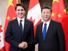 Prime Minister Justin Trudeau meets Chinese President Xi Jinping in Beijing, China, in December 2017.