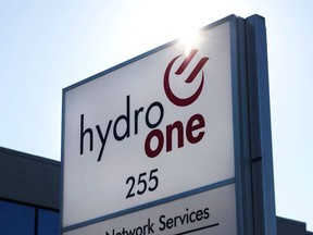 A Hydro One office is pictured in Mississauga, Ont. on Wednesday, November 4, 2015.