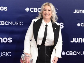 Jann Arden arrives on the red carpet at the Juno Awards in London, Ont., on March 17, 2019. Jann Arden is having a moment. It's about a week before her 57th birthday and her new comedy series "Jann," which debuts Wednesday on CTV, is already looking like a success. Network executives seem pleased with the first season, and social media response to a preview of its debut episode is solid. So it's no wonder the Calgary singer-songwriter is smiling at the prospects.
