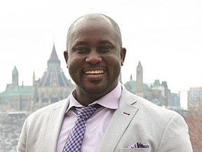 Dr. Pius Adesanmi is seen in an undated handout photo. Dr. Adesanmi was aboard the Ethiopian Airlines flight ET302, which crashed shortly after takeoff from Ethiopia's capital on Sunday morning, killing all 157 on board, authorities said, including 17 other Canadians.