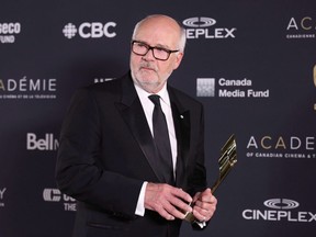 Lifetime Achievement Award winner Peter Mansbridge poses backstage at the Canadian Screen Awards in Toronto on Sunday, March 11, 2018. The University of Toronto has acquired the career archive of Mansbridge.