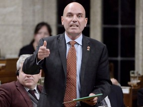 NDP MP Nathan Cullen speaks during question period in the House of Commons on Parliament Hill, in Ottawa on Tuesday, Oct. 16, 2018. Cullen, one of the NDP's best known and most effective MPs, is calling it quits.