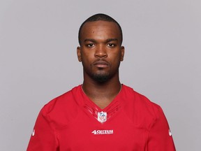 The family of a pro football player gunned down outside a Calgary bar has filed a lawsuit against the nightclub and its staff alleging they let a disagreement over a spilled drink escalate into a shooting. This is a 2015 photo of Mylan Hicks of the San Francisco 49ers NFL football team. THE CANADIAN PRESS/AP