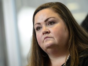 Heidi Illingworth, federal ombudsman for victims of crime, takes part in an interview at her office in Ottawa on Thursday, Jan. 10, 2019. Illingworth is speaking out against what she says are worrying gaps in proposed legislation around victims' rights in the military justice system.