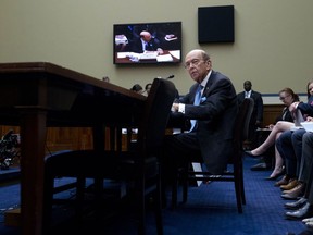 Commerce Secretary Wilbur Ross testifies during the House Oversight Committee hearing on Capitol Hill in Washington, Thursday, March 14, 2019.