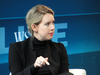 Theranos CEO Elizabeth Holmes speaks at a Wall Street Journal technology conference in 2015.