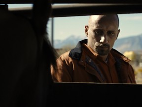 This image released by Focus Features shows Matthias Schoenaerts in a scene from "The Mustang." (Focus Features via AP) ORG XMIT: NYET302