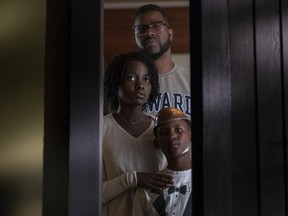 Winston Duke, Lupita Nyong'o and Evan Alex.