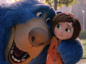 June, voiced by Sofia Mali, right, and Boomer, voiced by Ken Hudson Campbell.