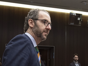 Gerald Butts, former principal secretary to Prime Minister Justin Trudeau, testifies before the House of Commons justice committee on March 6, 2019.
