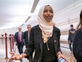 Rep. Ilhan Omar, D-Minn., whose comments on Israel last week were seen by some as anti-Semitic.