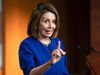 Speaker of the House Nancy Pelosi, D-Calif., meets with reporters on March 7, 2019.